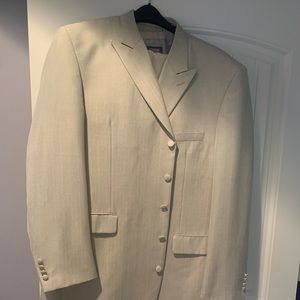 3 piece suit with belt